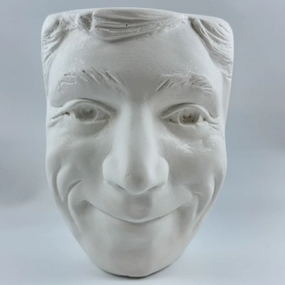 3D MAN SMILING FACE Mini Floating Shelf for Party, Living Room, Bedroom, Plants